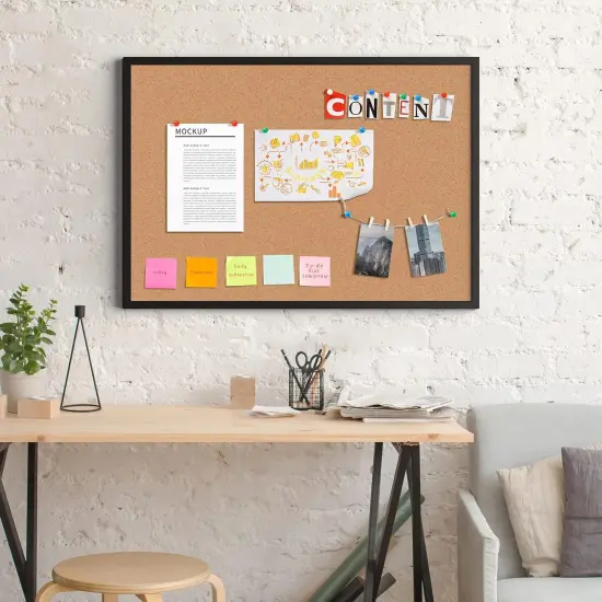 Cork Board Bulletin Board 36 x 48 {2}