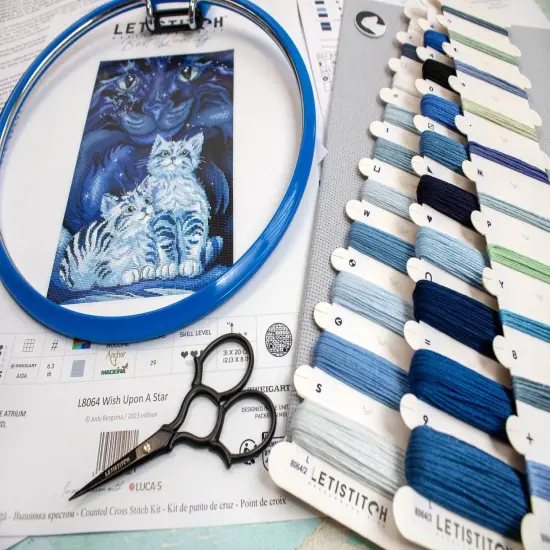 Wish Upon A Star L8064 Counted Cross Stitch Kit {5}