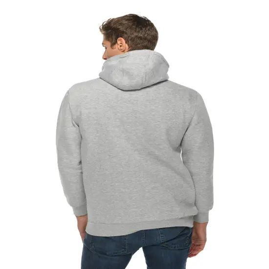 Lane Seven&reg; Unisex Heavyweight Pullover Hooded Sweatshirt HEATHER GREY {2}