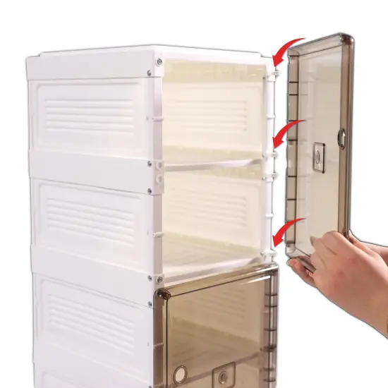 Pop-Up&trade; Shoe Shelf &mdash; Collapsible Stackable Storage Unit {4}