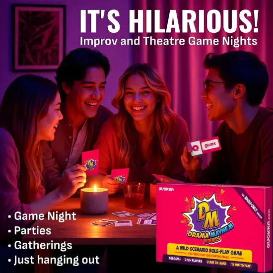 Drama Mayhem Funny Adult Card Game for Charades {2}