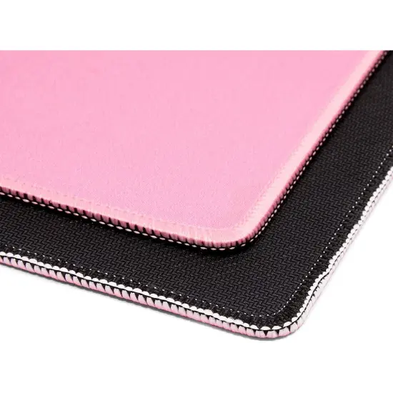 Pink Mouse Pad with Stitched Edges (11 x 8.7 Inches, 4 Pack) {5}