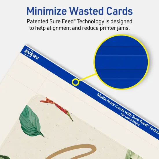 Avery Matte Ivory Postcards, 4" x 6" Rectangle Rounded Corners {4}