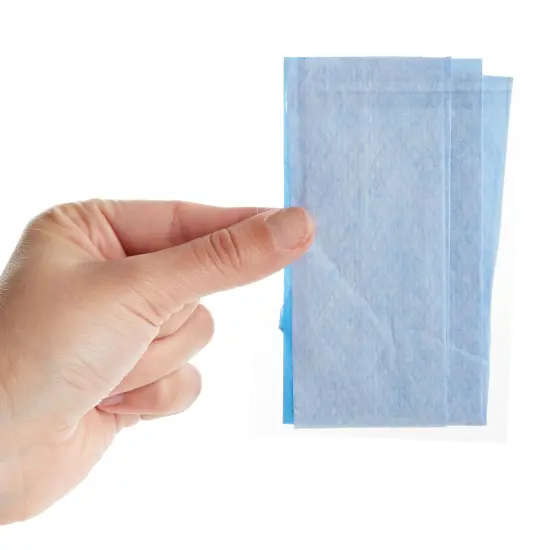 Juvale 50-Pack Disposable Toilet Seat Covers for Adults - Individually Wrapped Paper Flushable Liners for Bathroom and Travel Blue {7}