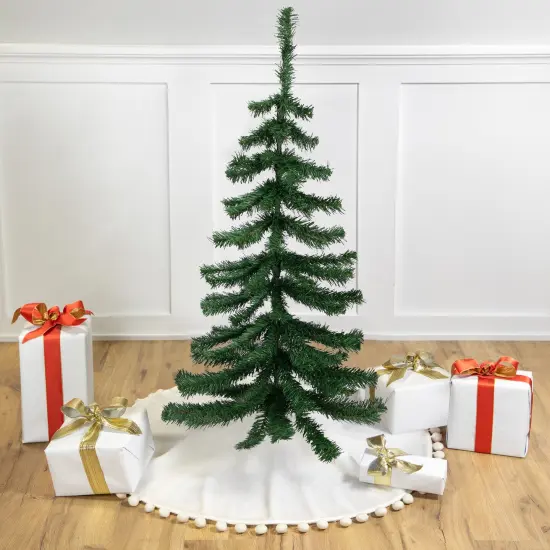 Northlight Medium Mixed Green Pine Artificial Christmas Tree - 3' - Unlit {1}