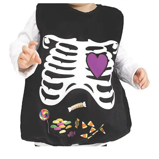 Girl's Skelly Belly Costume {2}