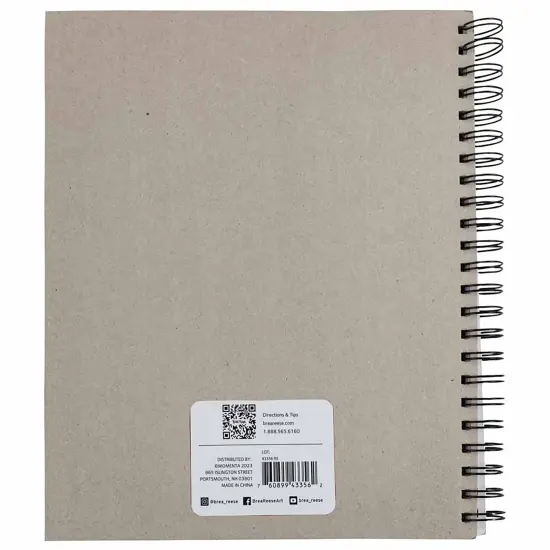 Brea Reese: Drawing Paper Pad Spiral-Bound 60 Sheets - 9x12" - 70 lb, Acid-Free, Shading & Layering, Perfect for Sketching & Dry Media, Art Supplies {3}
