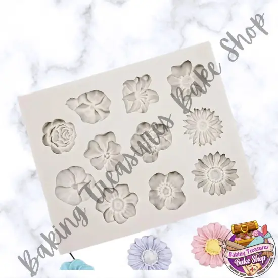 Flower Silicone Mold # 3 {1}