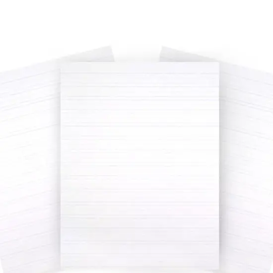 School Smart Primary Chart Paper, Skip-A-Line, 24 x 32 Inches, White, 500 Sheets {7}