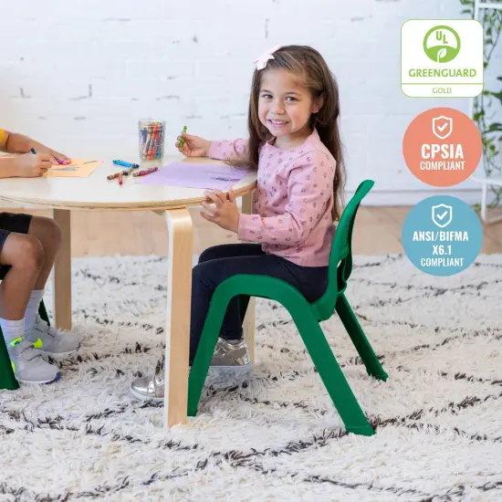 SitRight Chair, Classroom Seating, 4-Pack Green {5}