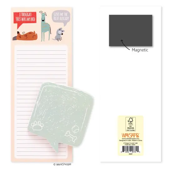 If Dogs Could Talk Magnetic Pad Set, To Do List and Grocery List Notepad {3}