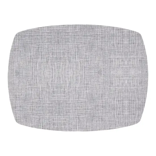 Linen Style Placemat with Rounded Corners Mauve {5}