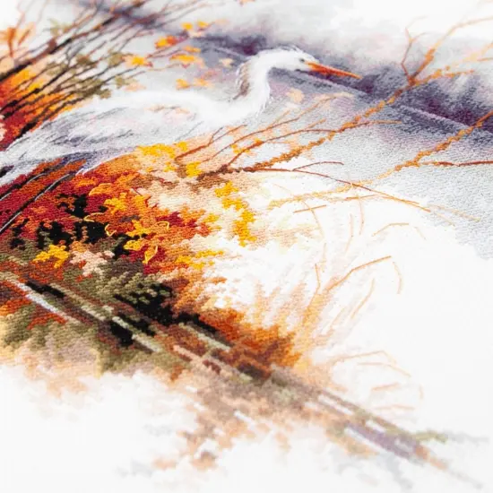 White Heron 70-09 Counted Cross-Stitch Kit {4}