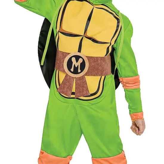 Toddler Teenage Mutant Nija Turtles Michelangelo Costume {5}