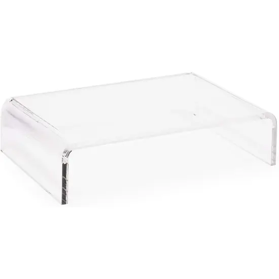Acrylic Computer Monitor Stand, Clear Display Riser (12.1 x 8 x 3 in) {5}