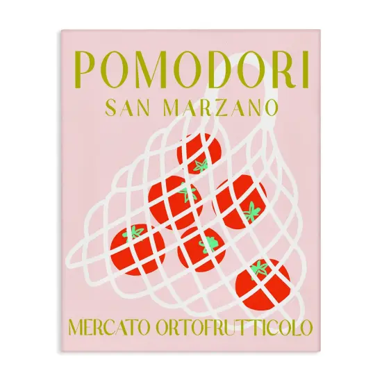 Stupell Industries Modern Tomato Fruit Market Canvas Wall Art Design by Daphne Polselli {1}