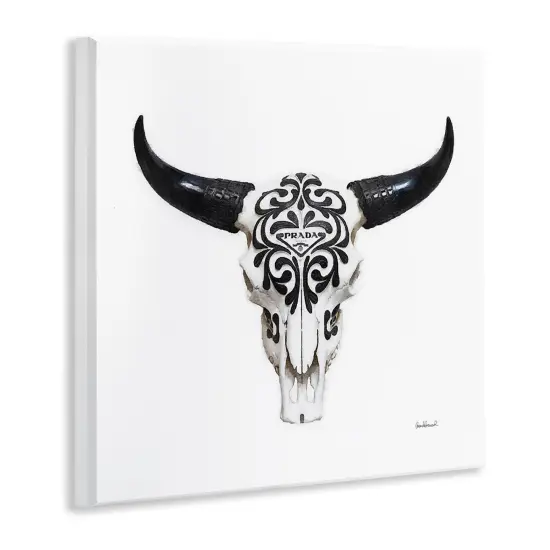 Stupell Industries Fashion Brand Cow Skull Wall Plaque Art Design by Amanda Greenwood {3}