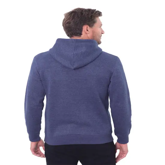 Threadfast Apparel&reg;Unisex Epic Fleece Pullover Hooded Sweatshirt HEATHER NAVY {2}