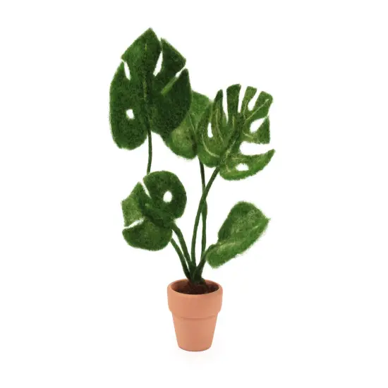Felting Kit - Monstera Needle Felt Kit {1}