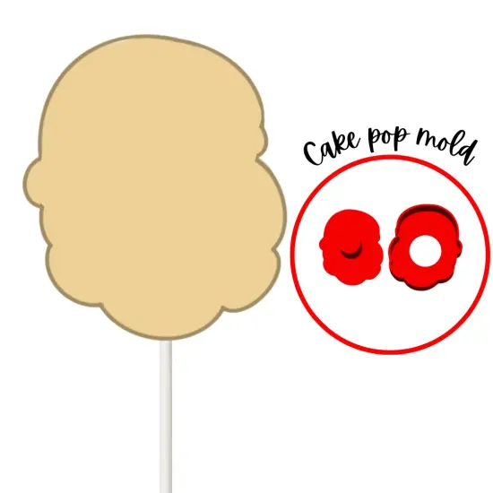 Santa Clause ChristmasCake Pop Mold {5}