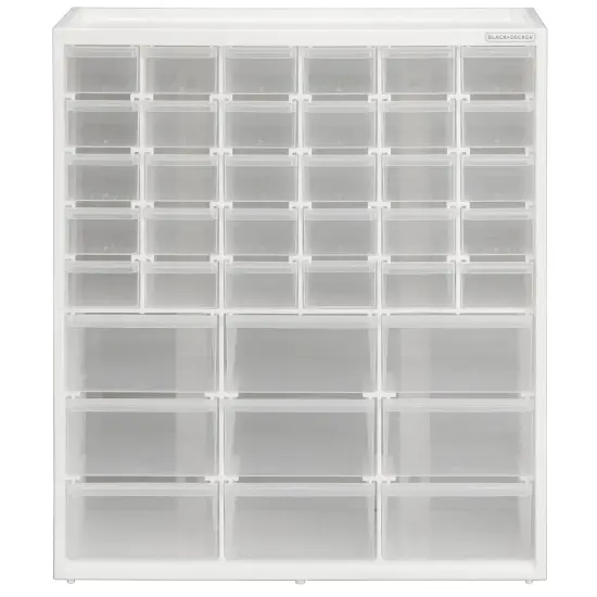 Storage Organizer, Large & Small 39 Drawer Bin Modular Storage System {3}
