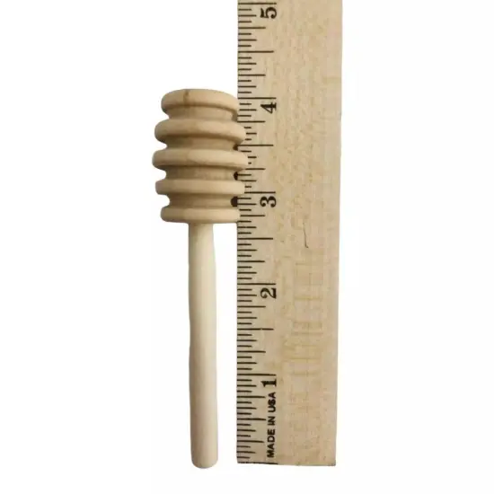 Kitcheniva 4" Wood Honey Dippers Miniature Honey Dipper Party Favor Crafts {1}