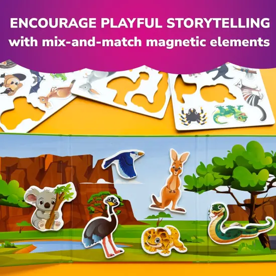 Travel Magnetic Book 20+Pcsfor Kids | Australia {4}