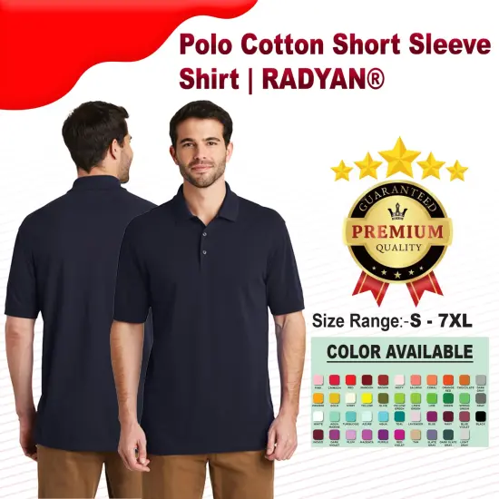 Polo Cotton Short Sleeve Shirt | RADYAN&reg; PURPLE {2}