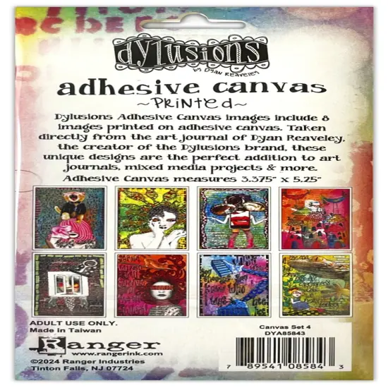 Dyan Reaveley's Dylusions Canvas Sheets-Images Set #4 {3}