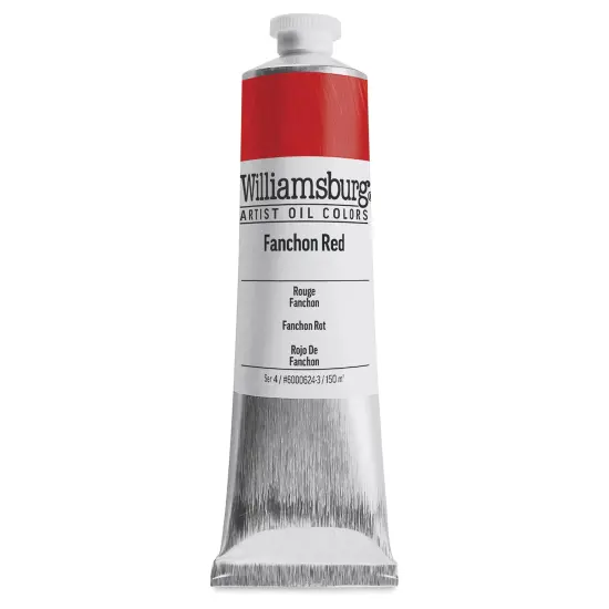 Williamsburg Handmade Oil Paints - Fanchon Red, 150 ml tube {2}