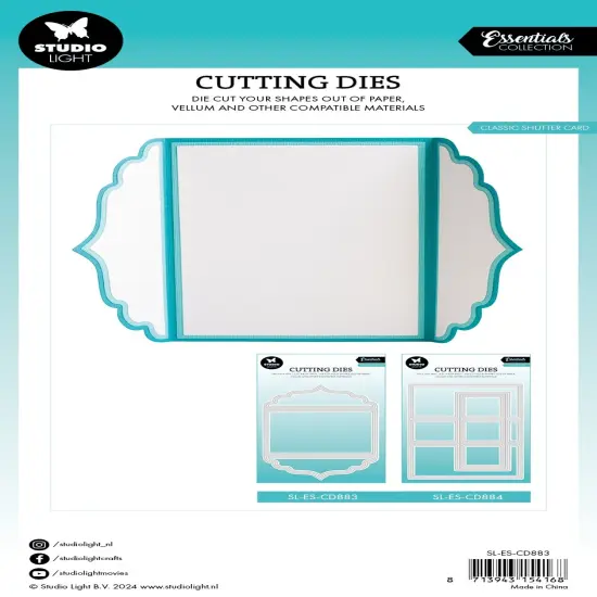 Studio Light Essentials Cutting Die-Nr. 883 Classic Shutter Card {3}