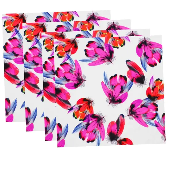 Falling Flowers Printed Spandex Fabric {1}