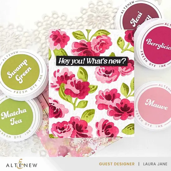 Rose Petal Fresh Dye Ink Mini Cube Set {3}