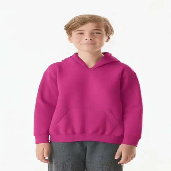 Gildan&reg; Youth Heavy Blend Hooded Sweatshirt Heliconia {1}