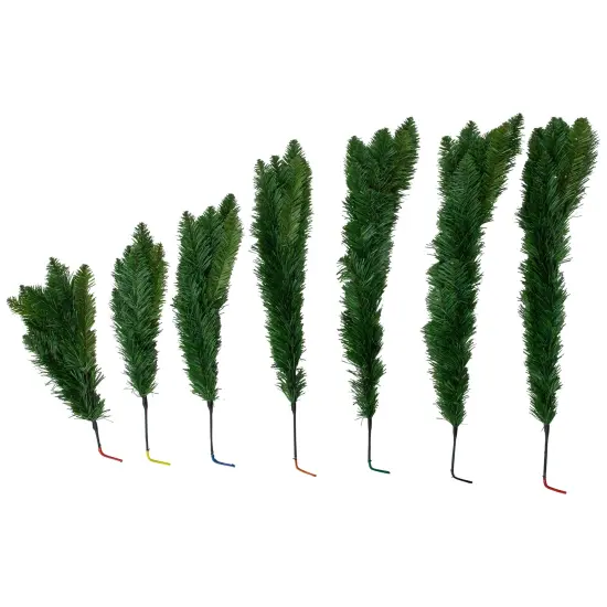 Northlight Medium McKenzie Fir Artificial Christmas Tree - 7' - Unlit Green {6}