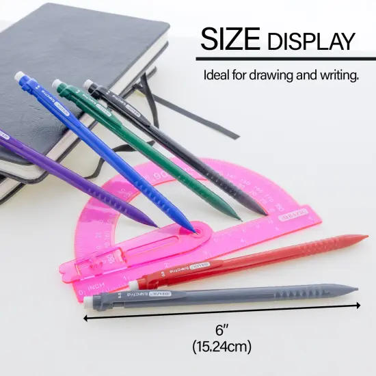 BAZIC 0.5 mm Electra Core Mechanical Pencil (12/Pack) {2}