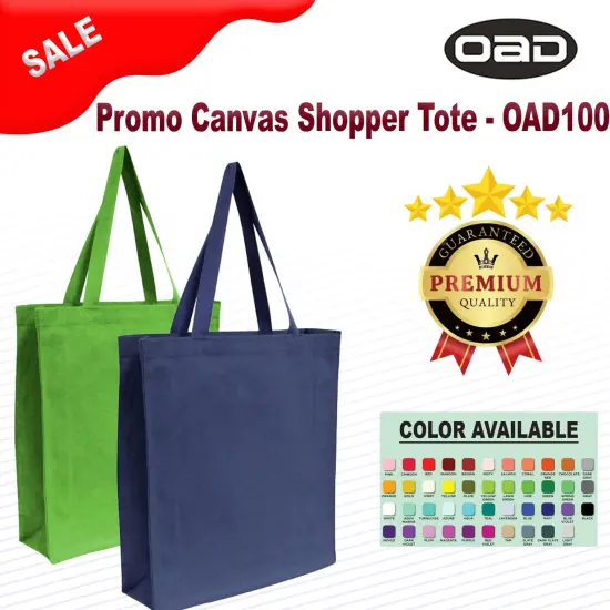 OAD&reg; Promotional Shopper Tote BLACK {2}