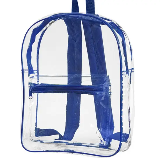Liberty Bags&reg; Clear PVC Backpack BLACK {3}