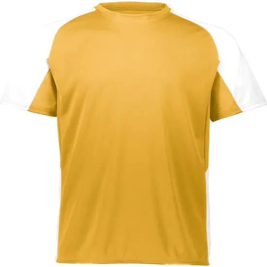 Augusta Sportswear&reg; Youth Cutter Jersey ATH GOLD/ WHT {1}