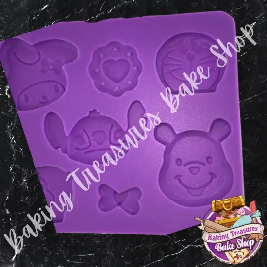 Character Face Silicone Mold #1 {3}