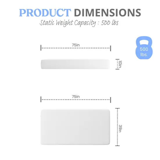 Emma and Oliver Nimbus 3-Layer Memory Foam Mattress in a Box with Green Tea Infusion, Cooling Gel, CertiPUR-US Certified Foam and Washable Cover {6}