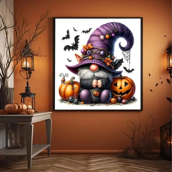 Halloween Gnome Diamond Painting Kits for Adults {3}