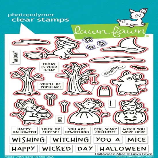 Lawn Cuts Custom Craft Dies-Halloween Mice {3}
