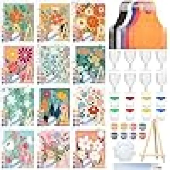 Painting Craft Sip and Paint Kit for Adults Pre {1}