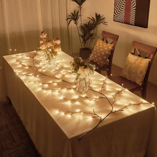 Enchanted Willow Vine Lights 9.3ft 160LED Branches Lights for Christmas {3}