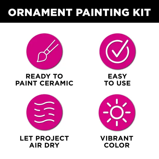 Tulip Garden Buds 6-Pc. Ornament Painting Kit {3}