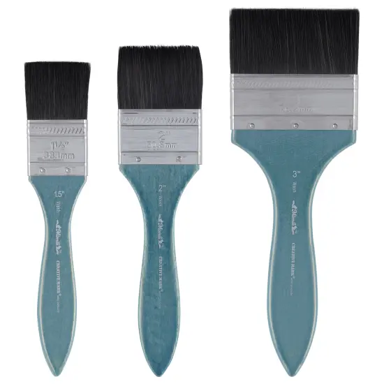 Mimik Professional Watercolor Brushes -Washmate - Synthetic Squirrel Hair - Natural Bristle Artist Brushes for Watercolors, Gouache & Acrylics - Imitates Natural Squirrel and Sable Hair {2}