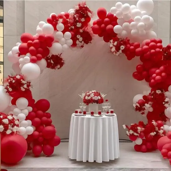 412pcs Red Latex Balloons {4}