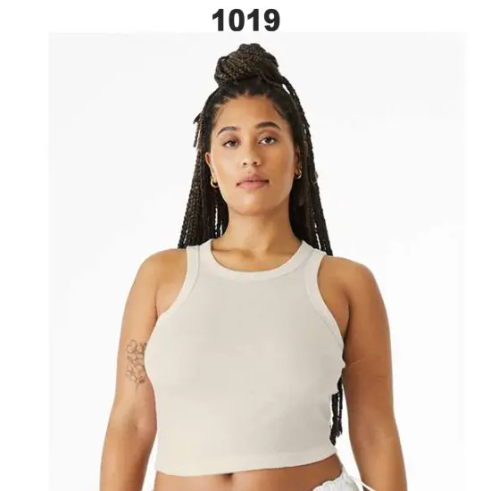 BELLA + CANVAS&reg; Women's Micro Rib Racer Tank Solid red blend {4}