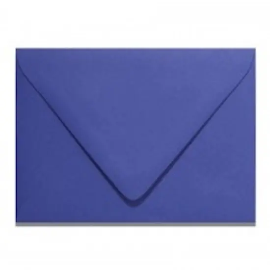 Colorplan ROYAL BLUE - 91 Lb. / 135 gsm / 8 pts Matte Premium Cardstock Paper Text A2 Euro Flap Envelopes Bulk Pack of 250 {1}